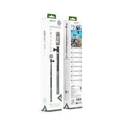 Монопод ACEFAST E38 1.2m carbon fiber telescopic selfie stick Gray-Black (6974316286028) - мініатюра 2