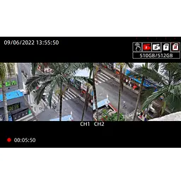 Мобільний AHD відеореєстратор на 2 камери Pomiacam HD DVR для таксі, автобусів, вантажівок, 5 Мп, SD до 128 Гб, пульт (100399) - мініатюра 7