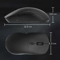 Bluetooth миша Ajazz NJ07 MC Wireless/Bluetooth/USB Nacodex Black (NJ07-MC-B) UA - мініатюра 6