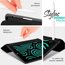 Чохол-книжка ArmorStandart Smart Fold Pen для Apple iPad 11 2025 (A16) / 10.9 2024 / 2022 Black (ARM74944) [133697] - мініатюра 6