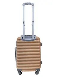 Валіза маленька S ABS-пластик Milano bag 004 56,5×39×24см 40л Шампань - мініатюра 3