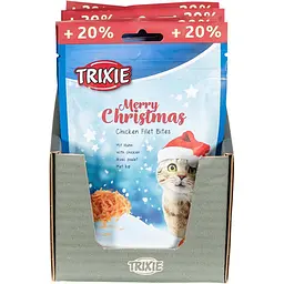 Лакомство Trixie Xmas PREMIO Кусочки с куриным филе для кошек, 60 г