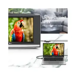 Конвертор HDMI to RCA Metal Type black Vention (AEEB0) - мініатюра 3