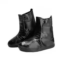 Бахіли на взуття гумові від води та бруду Lesko SB-108 XL 40-41 Black (15013)