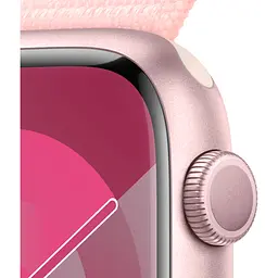 Смарт-годинник Apple Watch Series 9 GPS 45mm Pink Aluminum Case with Light Pink Sport Loop [MR9J3] [101684] - мініатюра 3