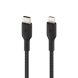 Кабель Belkin USB-C > Lightning заряджання/синхронізації 1м, 30Вт, Type-C, плетений, чорний teh0013639 - мініатюра 4