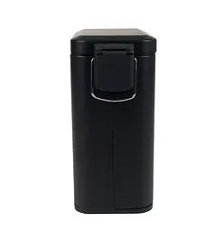 Відро для сміття Zerix Sansa-TC0105 Black з плавним закриттям, прямокутне, 5 л, чорний (ZX5894) - мініатюра 5