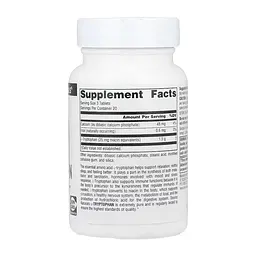 Амінокислота Source Naturals L-Tryptophan 500 мг 60 таб - мініатюра 2