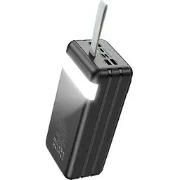 Портативна батарея Hoco J86B Electric 22.5W PD20W QC LCD Lamp 60000 mAh Black - мініатюра 2