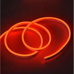 Світлодіодна неонова стрічка герметична червона 5 метрів NEON 220В JL 2835-120 G IP65