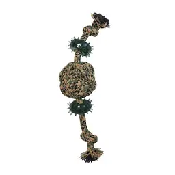 Іграшка для собак Derby Camouflage Cotton Rope Chew Toys з м'ячиками