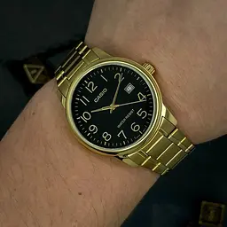 Чоловічий годинник Casio MTP-V002G-1B Золотистий ( AT1141-0192 ) - мініатюра 2