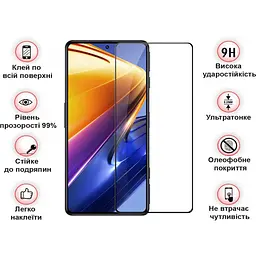Захисне скло BeCover для Tecno Spark 20 (KJ5n) Black (710626) - мініатюра 3