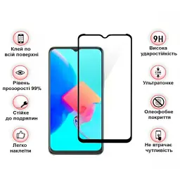 Скло захисне BeCover Tecno Spark 8C (KG5n) Black (708161) - мініатюра 3