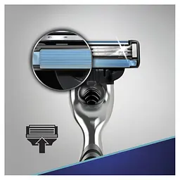 Бритва Gillette Mach 3, з 2 змінними картриджами - мініатюра 9
