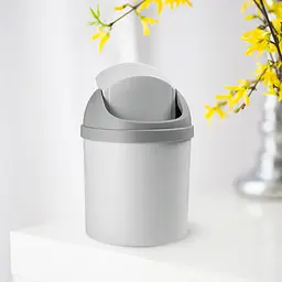 Відро для сміття MBM My Home з кришкою 1.6 л сіре (BIN-10 1.6L GRAY) - мініатюра 10
