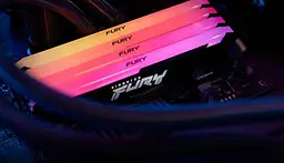 Модуль пам'яті Kingston Fury DDR4 16GB Kingston 3600MHz FURY Beast RGB (KF436C18BB2A/16) - мініатюра 5