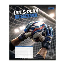 Упаковка зошитів 1В Let's play football учнівський 15 шт./36 кл. (768754) - мініатюра 6