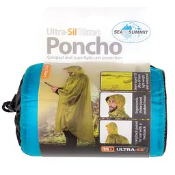 Пончо Sea To Summit Poncho 15D Зелений - мініатюра 3