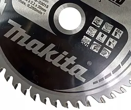Диск пиляльний по деревині для заглибних пил 165х20 мм 48T Makita SPECIALIZED B-33015 - мініатюра 2