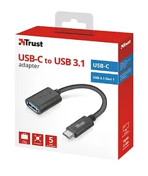 Конвертер адаптер Trust USB-C to USB-A 3.1 - мініатюра 3