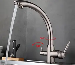 Змішувач для кухні Frap F4399-5 - мініатюра 3