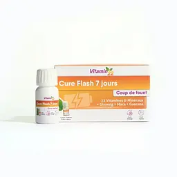 Вітамінно-тонізуючий бустер Vitamin’22 Cure Flash 7 days 7 флаконів-доз - мініатюра 4