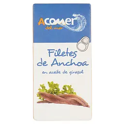 Анчоуси в соняшниковій олії A comer del mar 45 г
