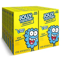 Порошковий напій Jolly Rancher Water Drink Mix Blue Raspberry 6 стіків - мініатюра 9