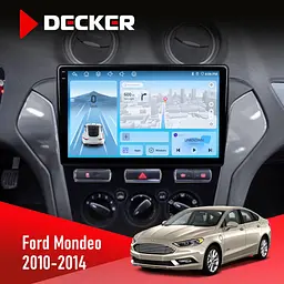 Штатна магнітола Ford Mondeo 2010-2014 Decker D10-010 6x128, DSP, 4G, 2K Decker (НФ-00009324)
