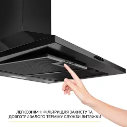 Витяжка купольна WEILOR WK 65 FBL - мініатюра 5