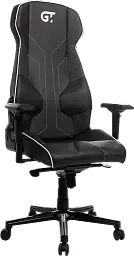 Геймерське крісло GT Racer чорне з білим (X-8007 Black/White) - мініатюра 2