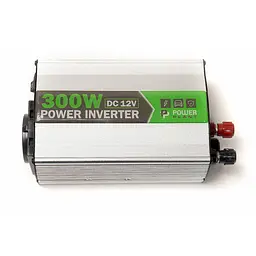 Автомобільний інвертор 12V/220V 300W, USB 5V 1A, HYM300-122 PowerPlant (KD00MS0001) - мініатюра 1