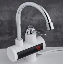 Водонагрівач WATER HEATER RX-002 • Проточний електричний водонагрівач з ЖК-дисплеєм для кухні ванної та гаража - мініатюра 5