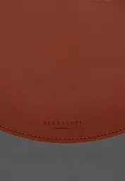 Круглий килимок для мишки BlankNote з натуральної шкіри світло-коричневий краст  - мініатюра 5
