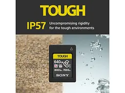 Карта пам'яті Sony Tough CFexpress Type A R800/W700 640 GB (CEAG640T.SYM) - мініатюра 3