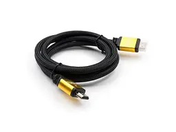 Кабель Vinga HDMI to HDMI 3.0 m V2.0 metal (VCPDCHDMI2VMM3BK) - мініатюра 3