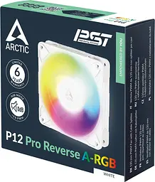 Вентилятор Arctic P12 PRO Reverse ARGB White (ACFAN00325A) - мініатюра 6