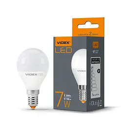 LED-лампа Videx G45e 7W E14 3000K (24958-000)