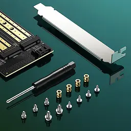 Контролер плата розширення Ugreen CM302 M.2 M-Key+M.2 B-Key to PCI-E 3.0 х 4 Expansion Card (70504) - мініатюра 5