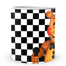 Кухоль GeekLand Five Nights At Freddys П'ять ночей з Фредді Той Фреді З мікрофоном FN.02.395 330 мл білий - мініатюра 2