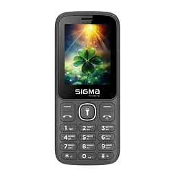 Мобільний телефон Sigma X-style 242 LUCKY Grey (4827798792926) - мініатюра 2