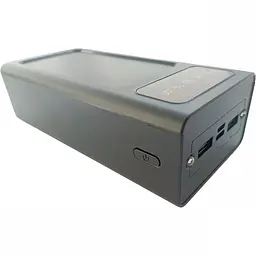 Павербанк Solar Power Bank 4 в 1 із сонячною панеллю екраном ліхтариком 50000 mAh Black (11222) - мініатюра 2