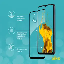 Скло захисне Piko Full Glue Tecno Spark 9 Pro Black (1283126547348) - мініатюра 4