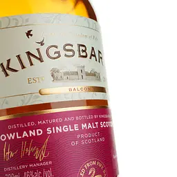 Віскі Kingsbarns Balcomie Lowland Single Malt Scotch Whisky 46% 0.7 л в подарунковій коробці - мініатюра 4