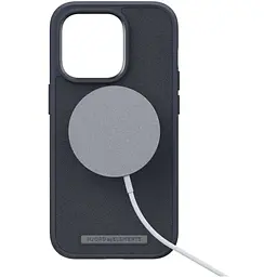 Чохол-накладка Njord Genuine Leather MagSafe Case Black для iPhone 14 Pro Max (NA44GL00U) - мініатюра 6