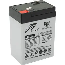 Акумулятор Ritar AGM 6V [6V/5Ah/30Wh] [RT650]  [125660]