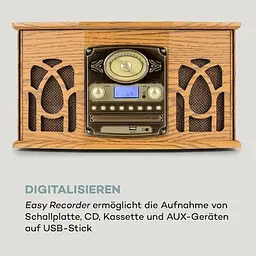 Програвач вінілу Auna NR-620 DAB (10033711) - мініатюра 6