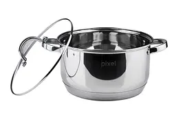 Каструля Pixel Kehl, зі скляною кришкою, 20 см, 3,15 л (PX-2000-20) - мініатюра 3