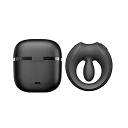 Ерекційне смарт-віброкільце Zalo Apis Obsidian Black, до 4 годин роботи, зарядний кейс - мініатюра 11